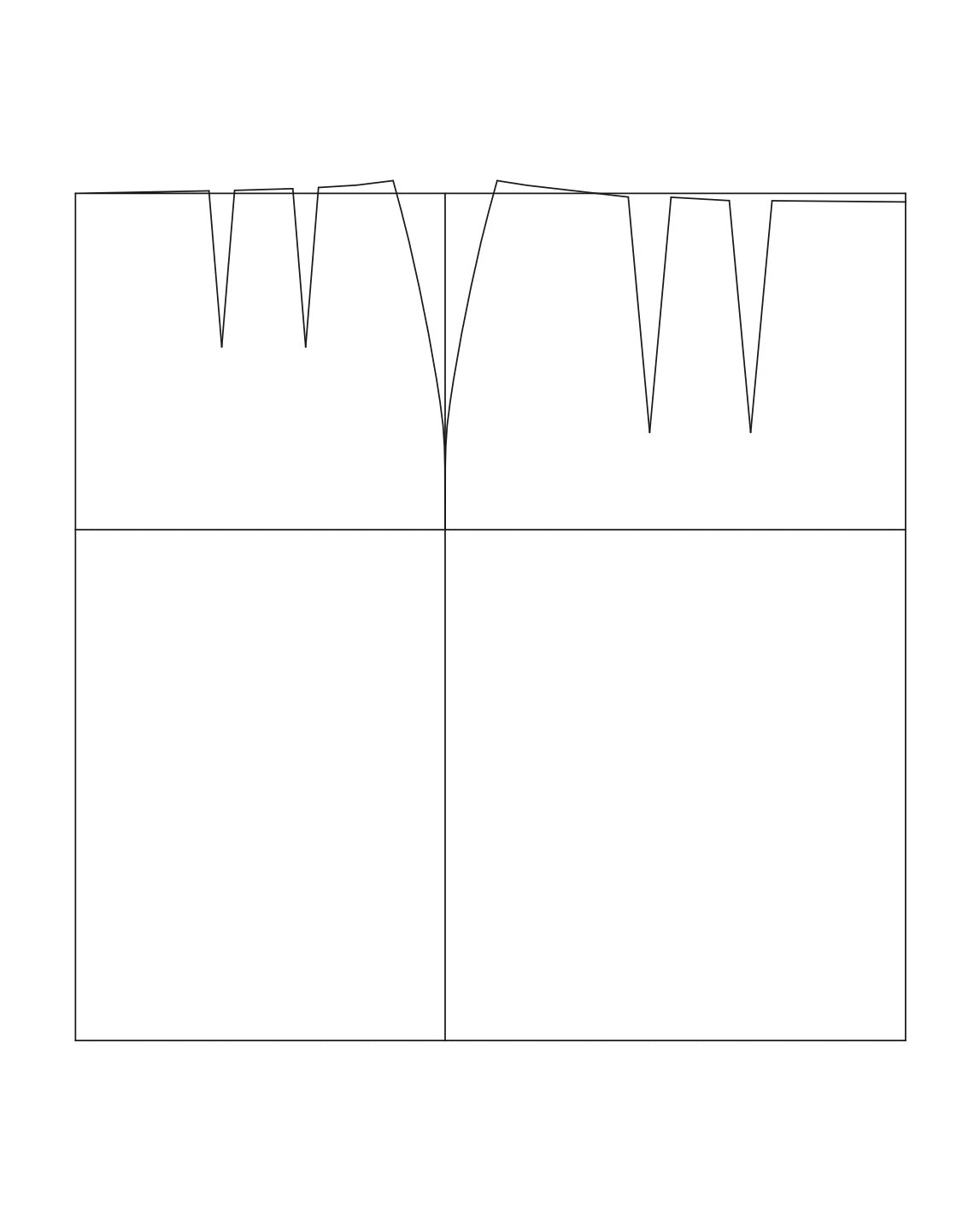 Basic Block Skirt: pdf pattern
