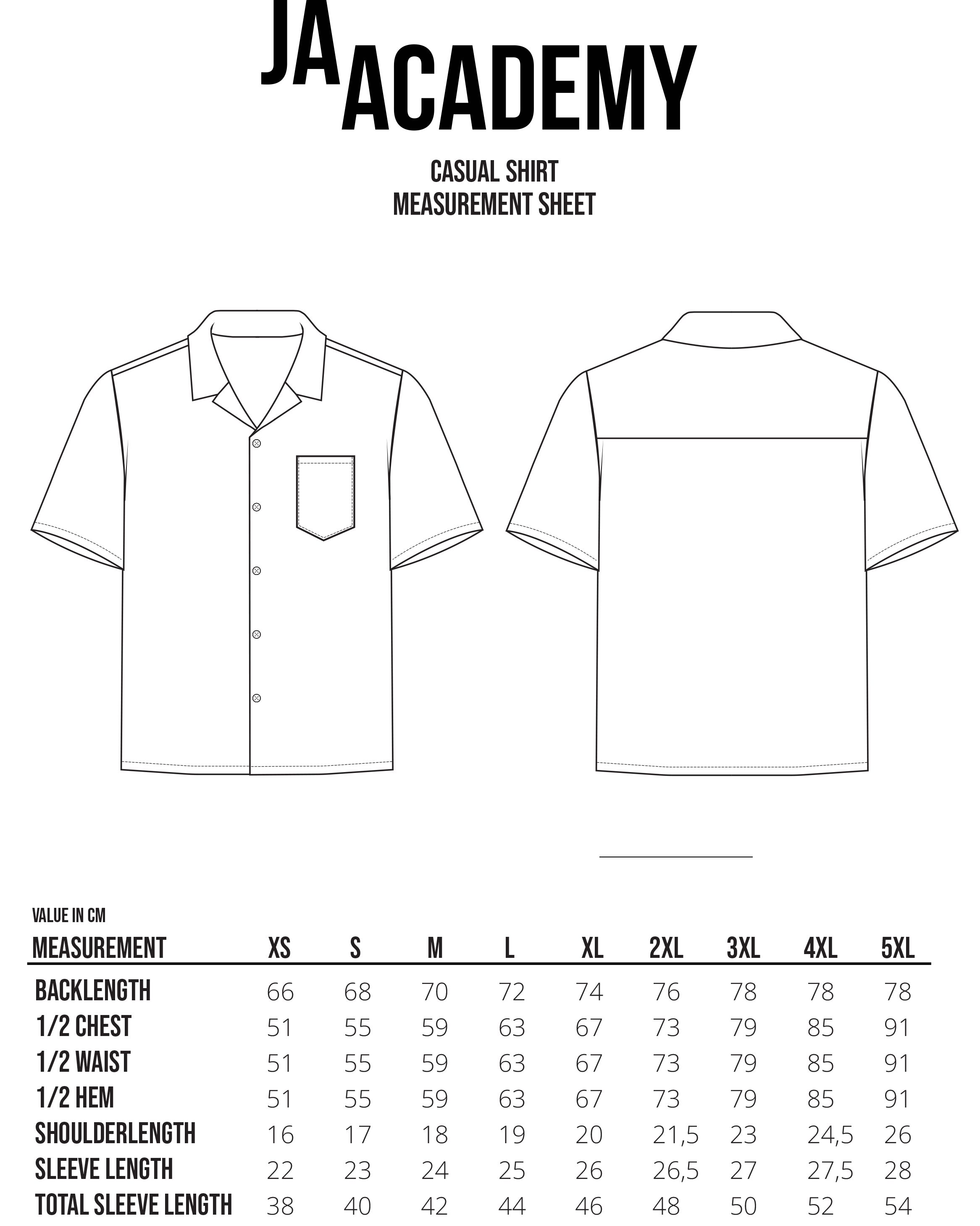 Casual Shirt Pattern PDF